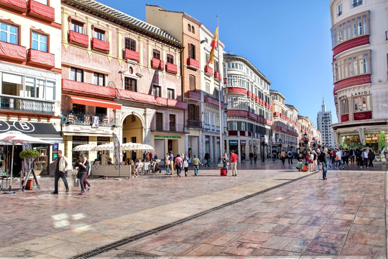 Elegante Apartamento Plaza Constitucion Málaga Kültér fotó